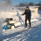 Výběr sněhové frézy pro pojízdný traktor Neva