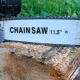 Chain saw attachments for grinder