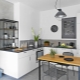 Design of a small cozy kitchen