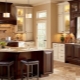 Kitchens in brown-beige tones