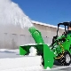 Features and subtleties of the choice of mini-tractors for cleaning snow