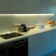 Kitchen lighting with LED strip