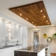 Ceiling in the kitchen: original finishes