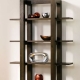 Kitchen shelves: features, types and materials