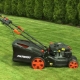 Patriot petrol lawn mowers: features and operating instructions