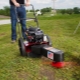 Gasoline trimmers on wheels: features, tips for choosing and operating