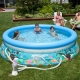 How to wash an inflatable pool?