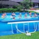 Nafukovací bazény Intex: charakteristika, sortiment, skladování