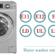 Haier washing machine errors: causes and solutions