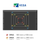 Care sunt dimensiunile și standardele VESA într-un televizor, ce înseamnă acestea și pentru ce sunt folosite?