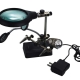 Features of tripod magnifier