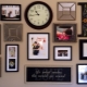 Varieties of wall photo frames and their placement