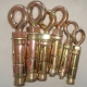 Anchor bolts with ring and hook