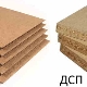 How is fiberboard different from particleboard?