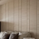 Veneered panels for walls in the interior
