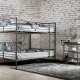 Loft style metal beds