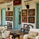 Interior decoration with Provence style paintings