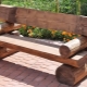 Description and manufacture of benches from logs