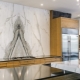 Wall panels for marble in the interior