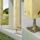 Upevňování dřeva do betonu