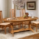 Solid oak dining tables
