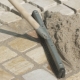 Grout for paving stones and paving slabs