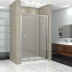 Choosing shower doors in a niche
