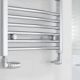 Towel warmers with bottom connection