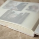 Albums for photos with paper sheets