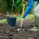 Preparing a planting pit for an apple tree