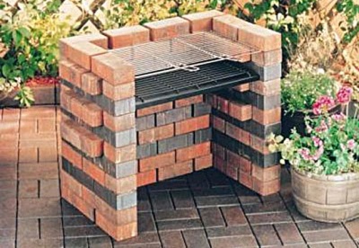 Simple brick brazier