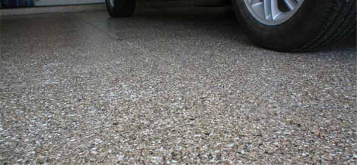 Fine-grained concrete like asphalt