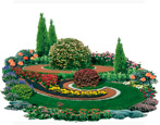 تصميم المناظر الطبيعية لحديقة الزهور: حلول أنيقة وجميلة